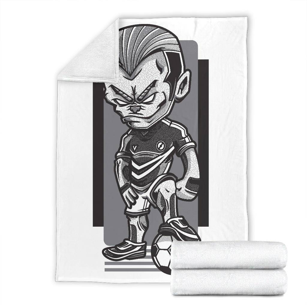 Football Game Player Cartoon Premium Blanket - Top Content | POD Collection | Free Shipping