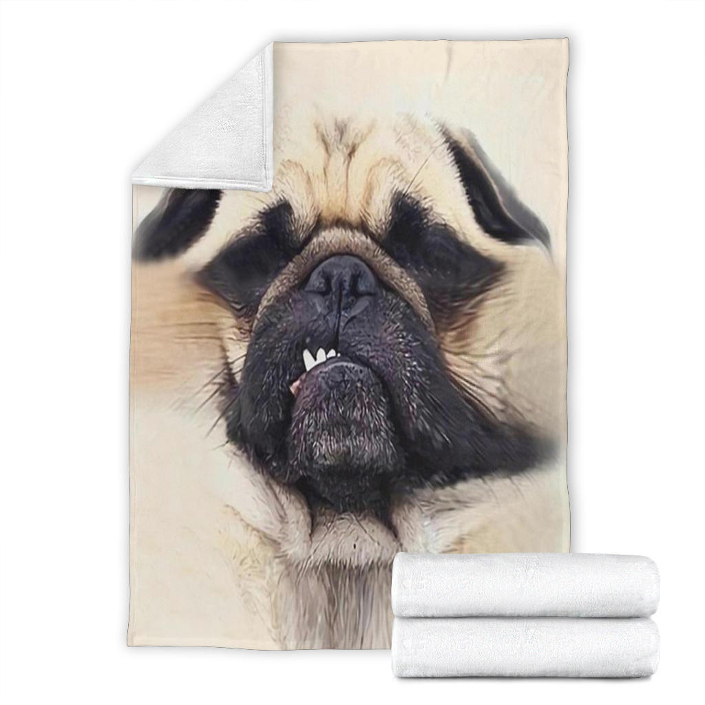 Funny Dog Fleece Blanket