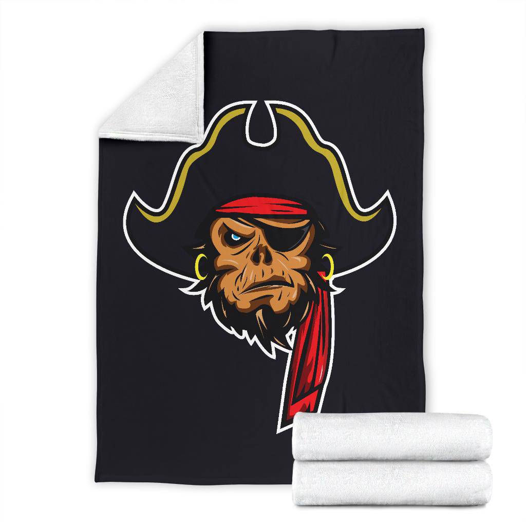 Pirate Mascot Cartoon Premium Blanket - Top Content | POD Collection | Free Shipping