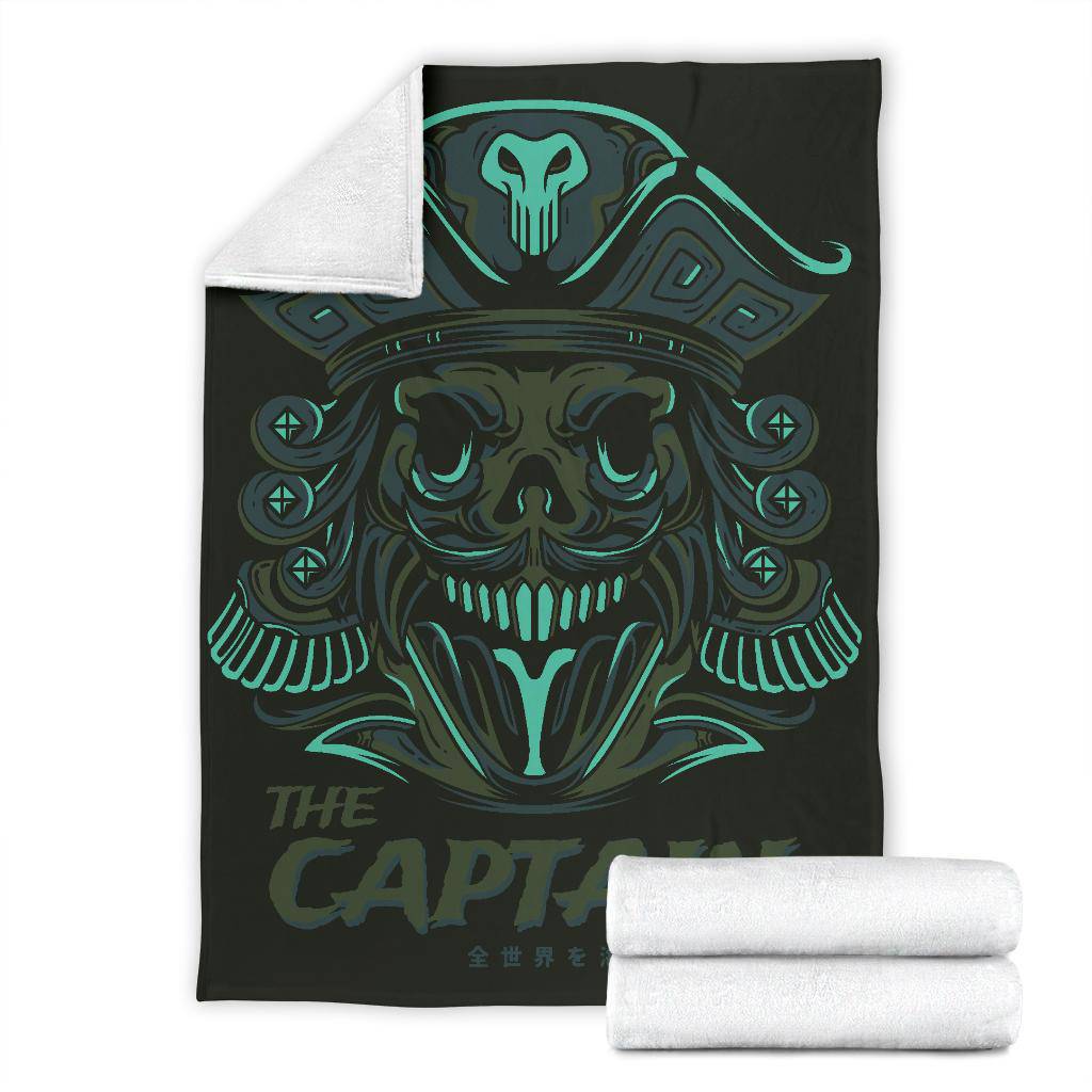 The Skull Captain Sailors Cartoon Premium Blanket - Top Content | POD Collection | Free Shipping