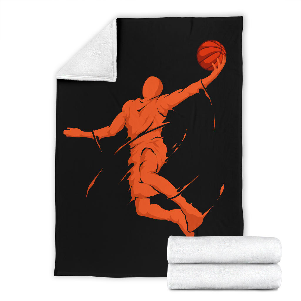 slam dunk jump splash basketball player blanket - Top Content | POD Collection | Free Shipping