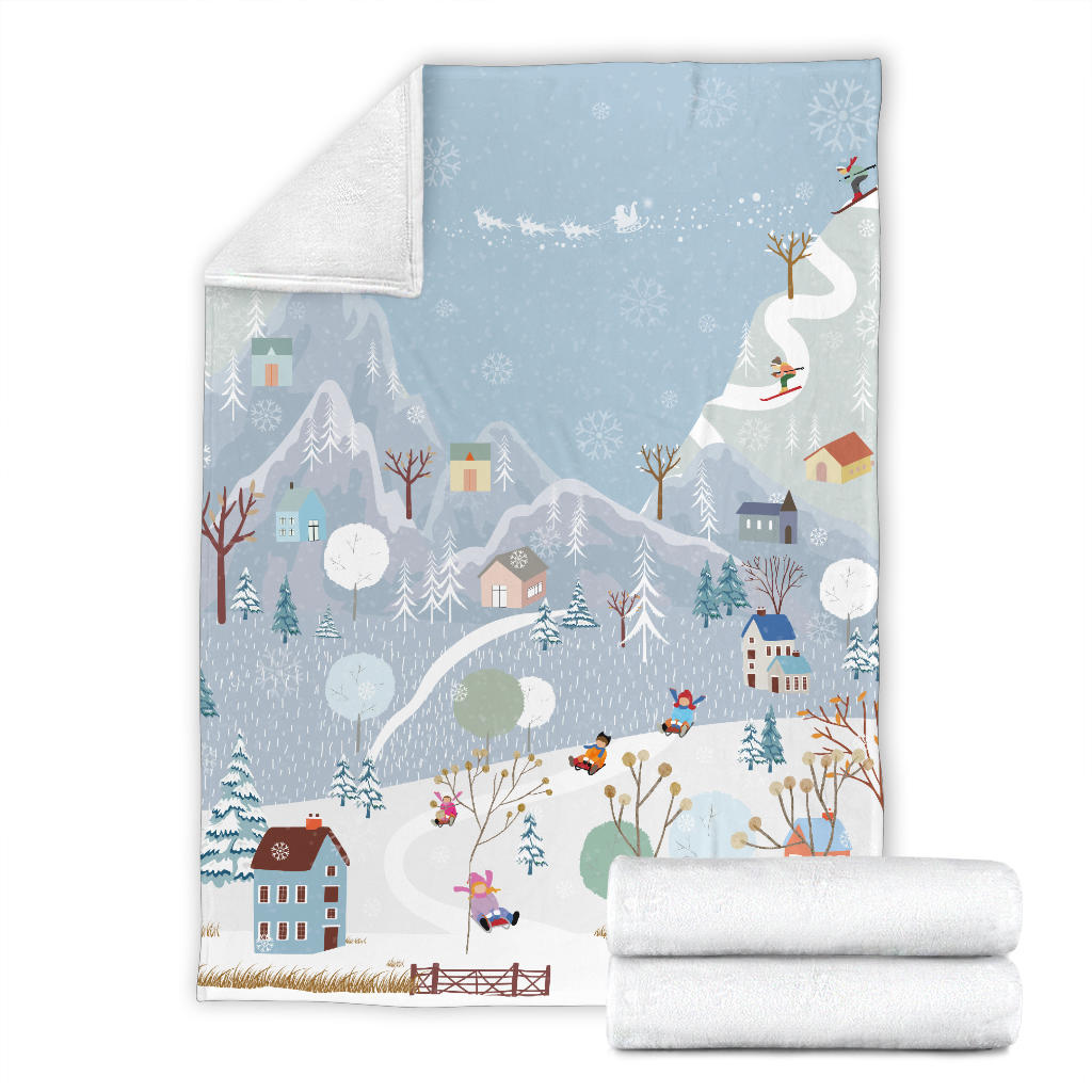 winter wonderland countryside with snow blanket - Top Content | POD Collection | Free Shipping