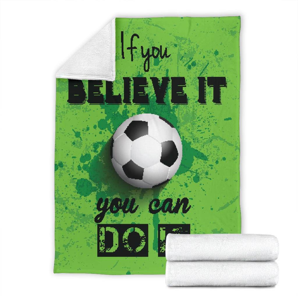 grunge style football you can do it blanket - Top Content | POD Collection | Free Shipping