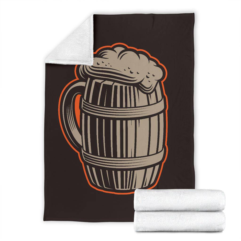 Beer Mug Vintage Cartoon Premium Blanket - Top Content | POD Collection | Free Shipping