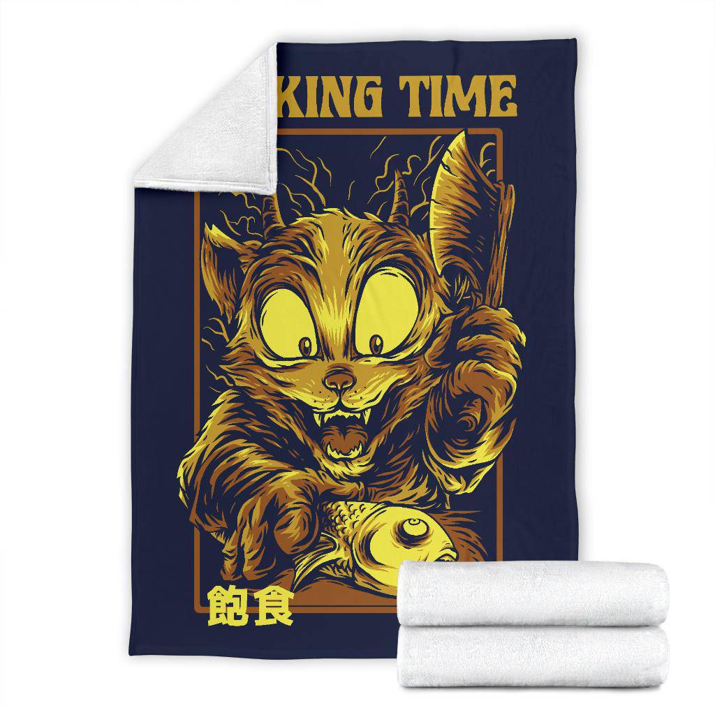 Cooking Time Chef Art Cartoon Premium Blanket - Top Content | POD Collection | Free Shipping