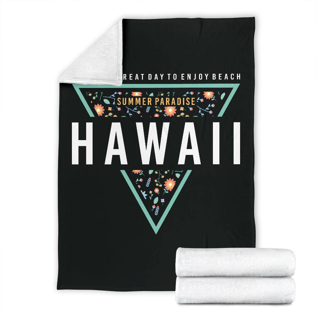 Hawaii Summer Paradise Premium Blanket - Top Content | POD Collection | Free Shipping