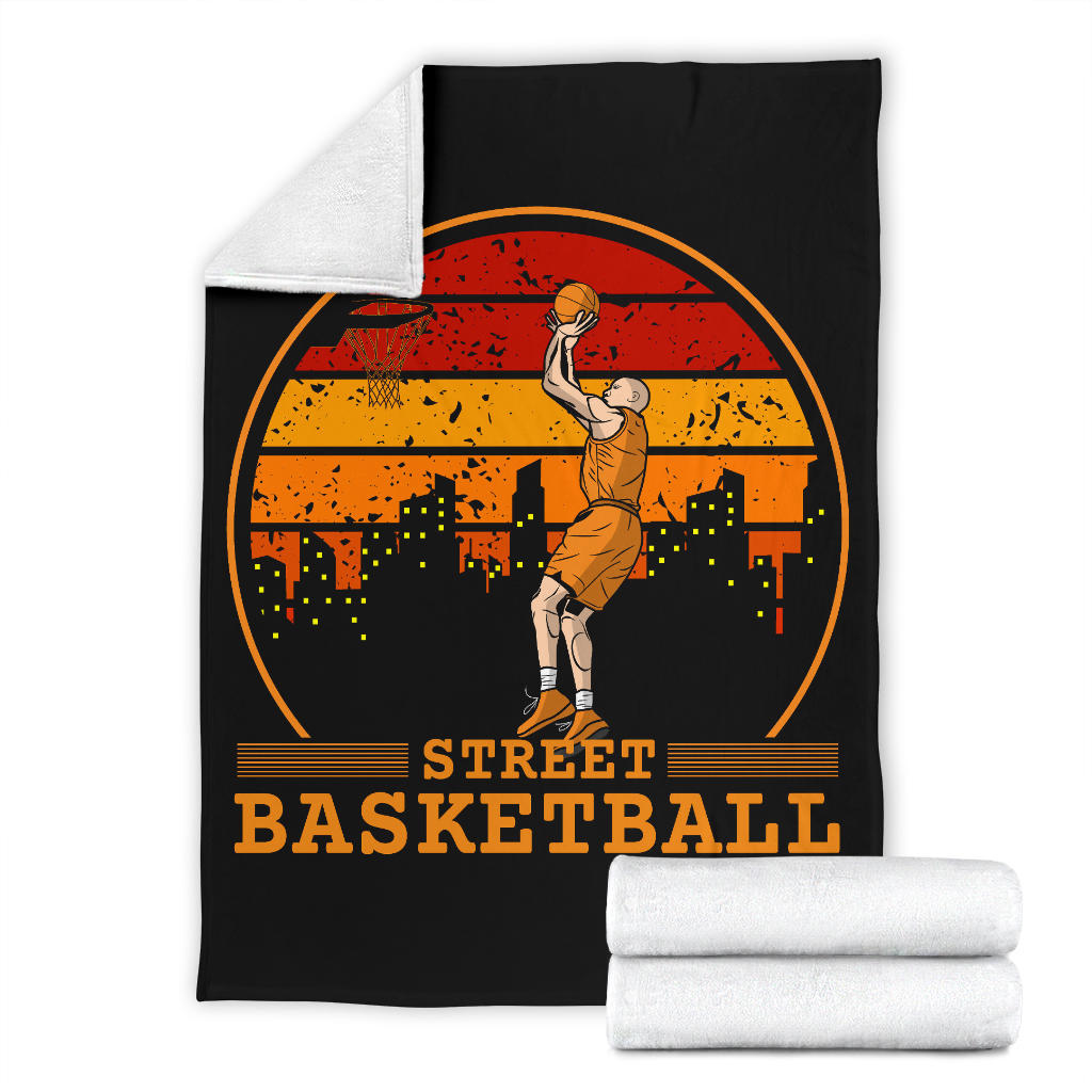 street basketball retro blanket - Top Content | POD Collection | Free Shipping