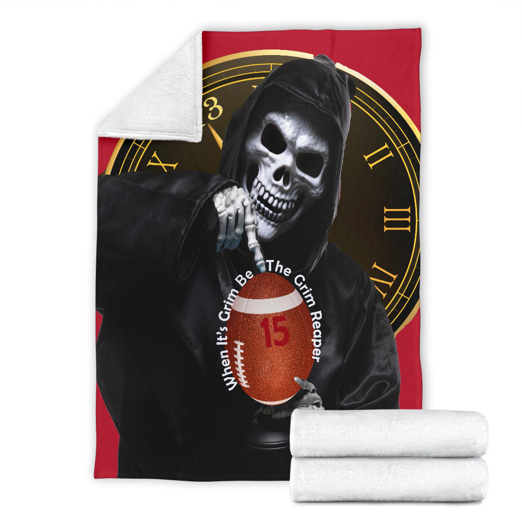 Chiefs Grim Reaper Blanket