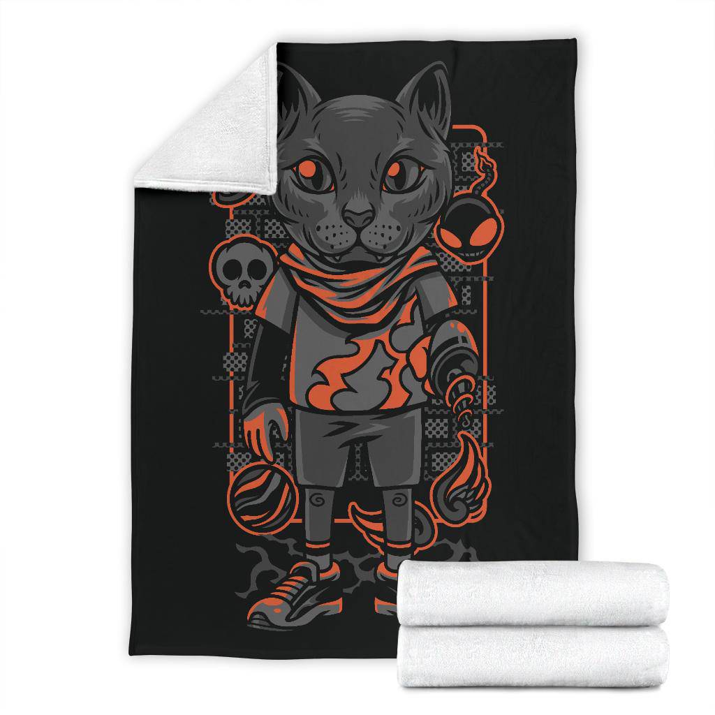 Kids Style Cat Pet Breed Art Cartoon Premium Blanket - Top Content | POD Collection | Free Shipping