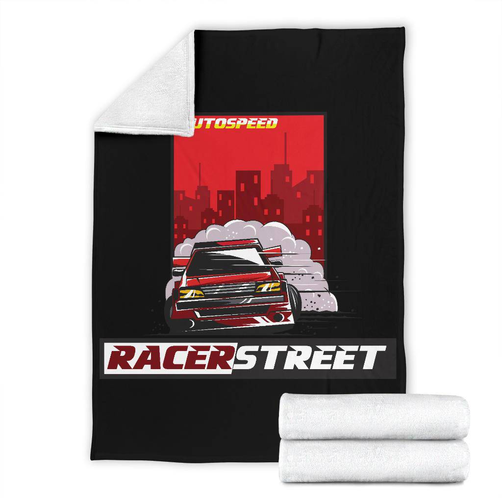 Street Racer Auto Speed Premium Blanket - Top Content | POD Collection | Free Shipping