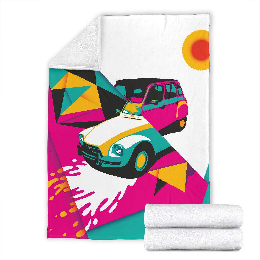 Abstract Art Colorful Car Premium Blanket - Top Content | POD Collection | Free Shipping