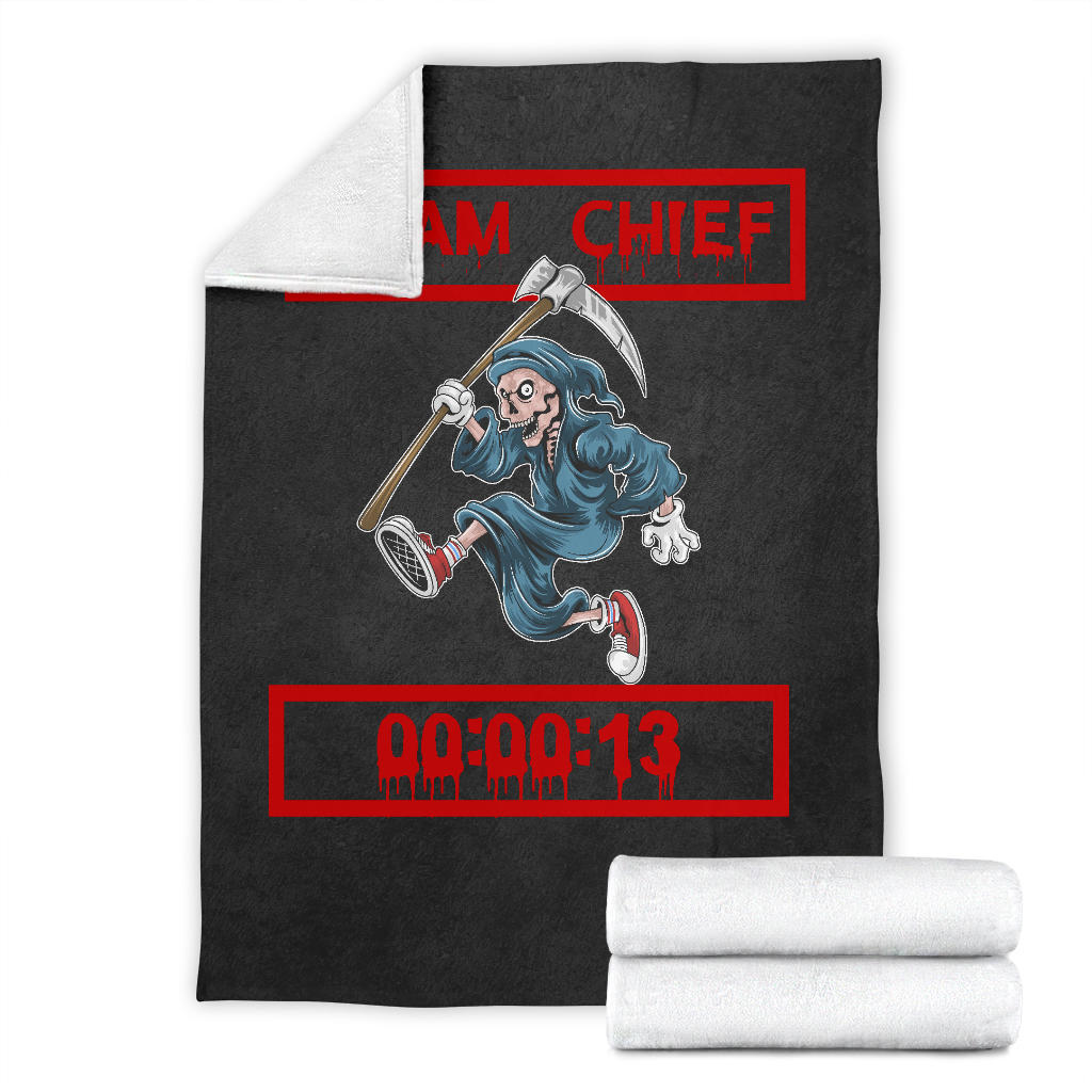 KC 13 Seconds Chiefs Premium Blanket