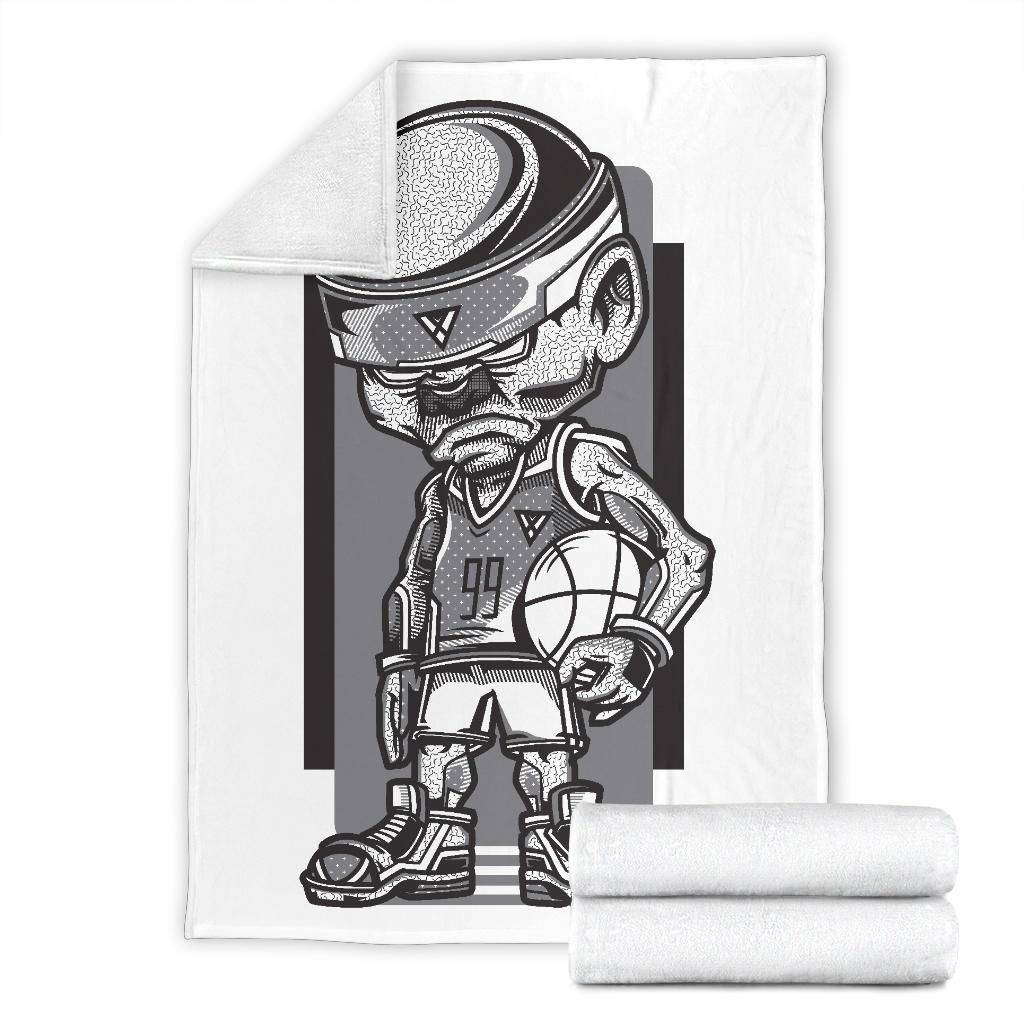 Basketball Game Player Cartoon Premium Blanket - Top Content | POD Collection | Free Shipping