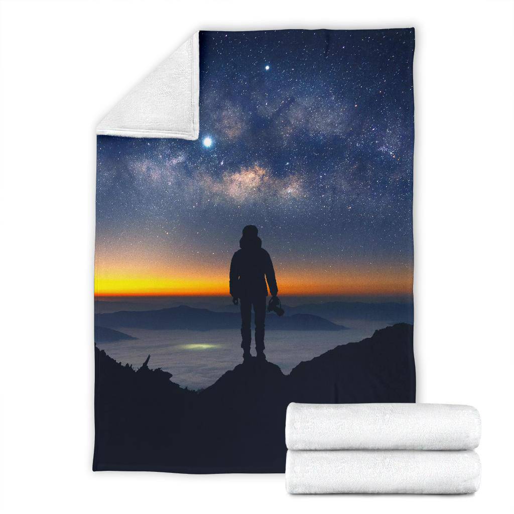 Nightsky Stars Photographer Premium Blanket - Top Content | POD Collection | Free Shipping