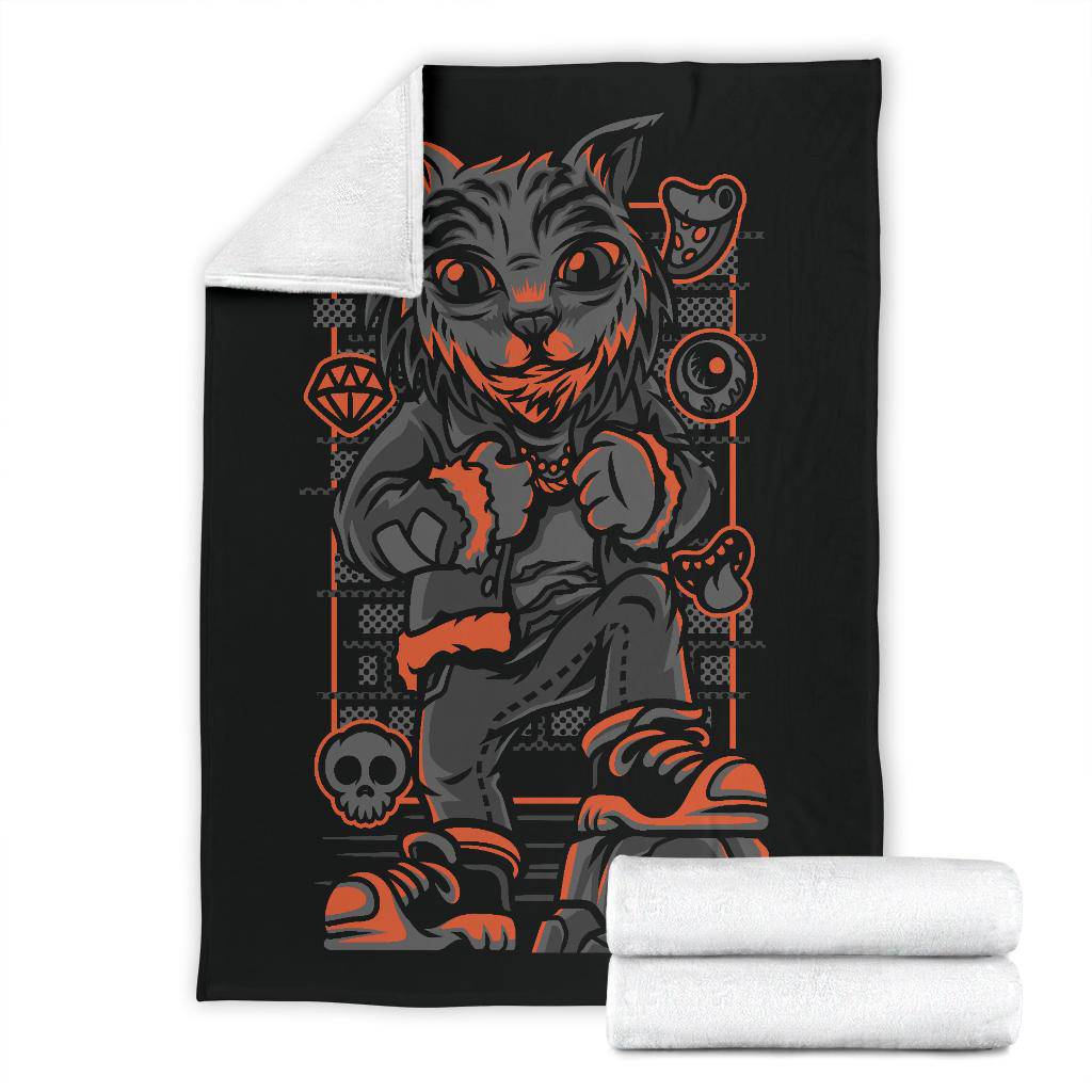 Wild Style Cat Breed Art Cartoon Premium Blanket - Top Content | POD Collection | Free Shipping