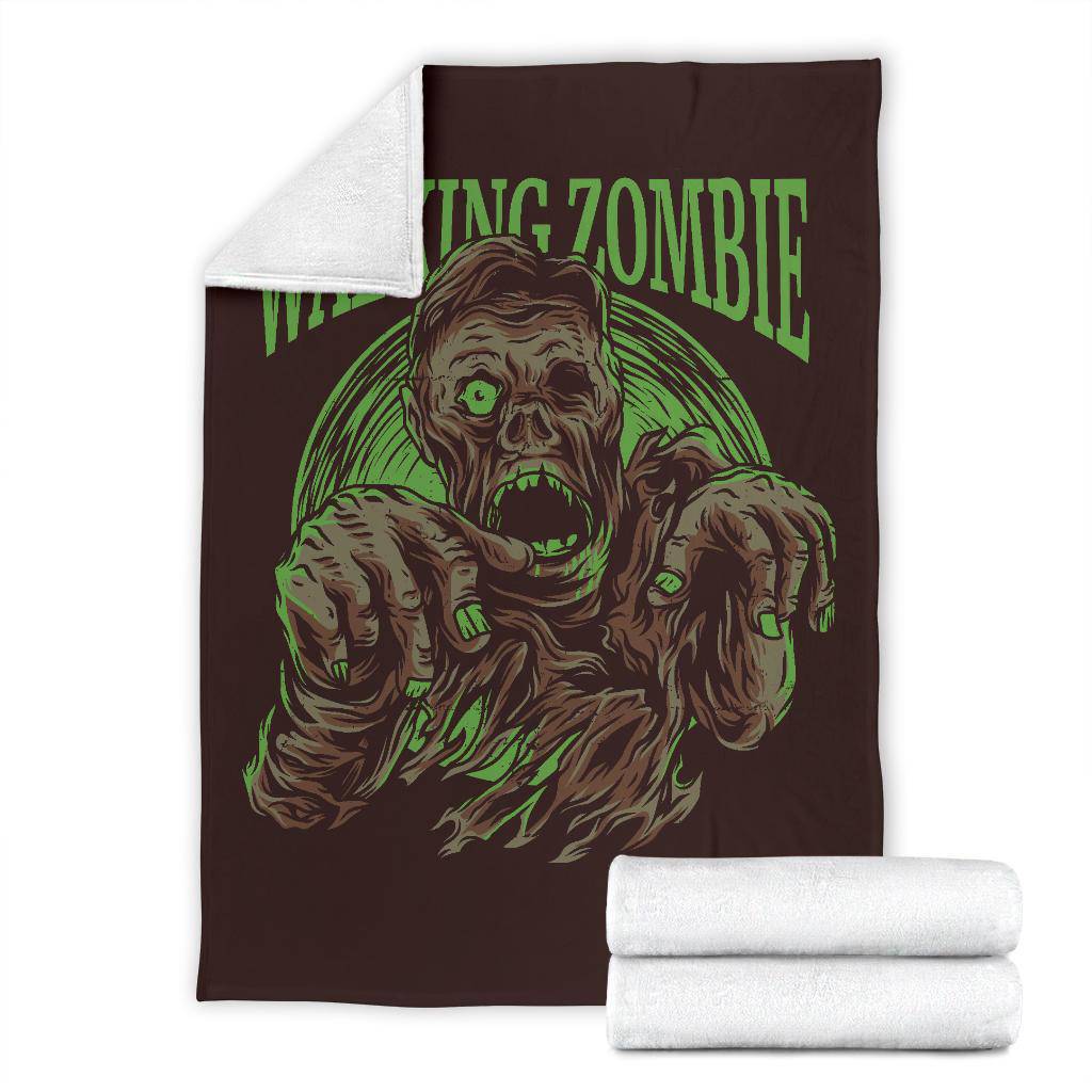 Premium Blanket The Walking Dead Zombie Monster Cartoon - Top Content | POD Collection | Free Shipping