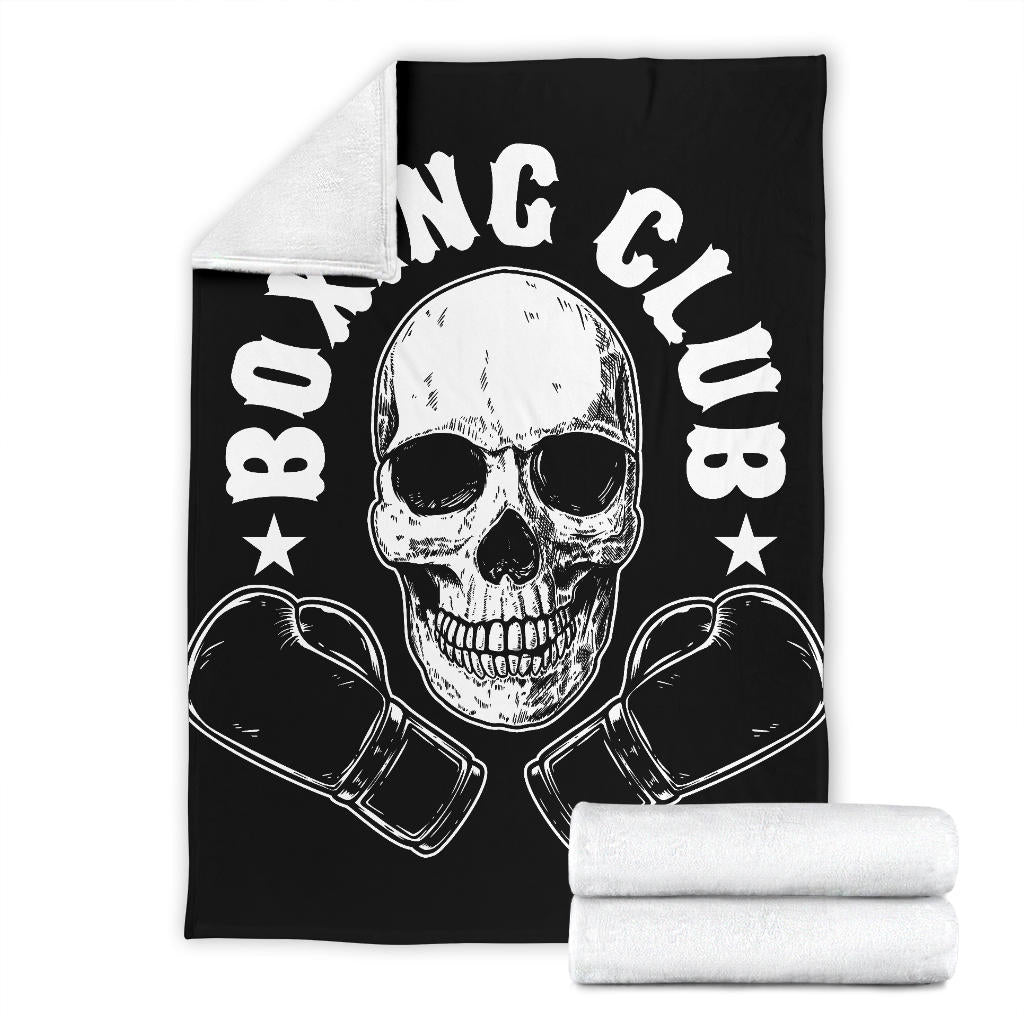 boxing club scull blanket - Top Content | POD Collection | Free Shipping