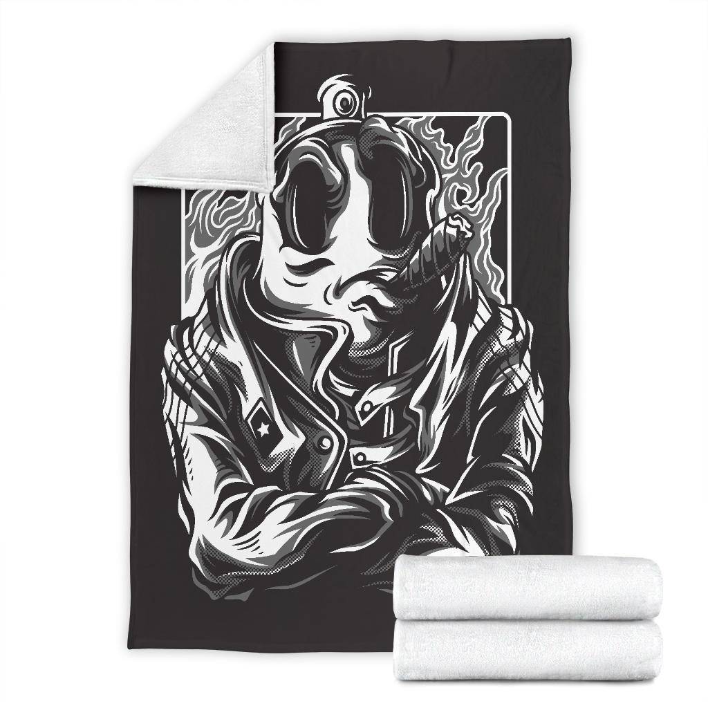 Total Rebel Warrior Cartoon Premium Blanket - Top Content | POD Collection | Free Shipping