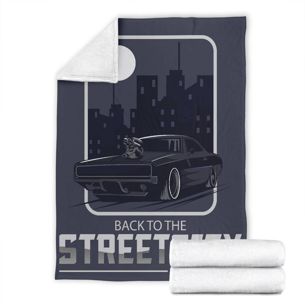 Night Street City Racer Premium Blanket - Top Content | POD Collection | Free Shipping