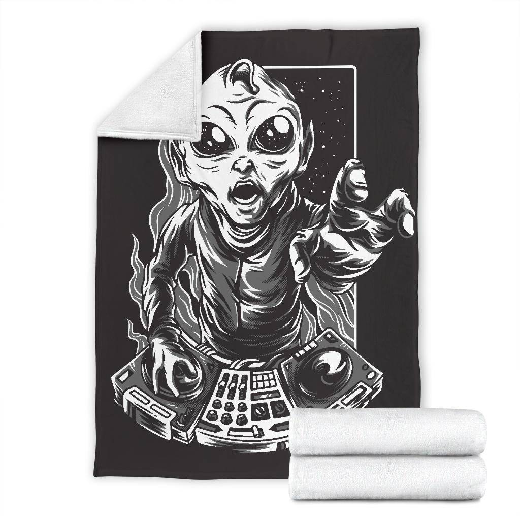 Dj Galaxy Music Cartoon Premium Blanket - Top Content | POD Collection | Free Shipping