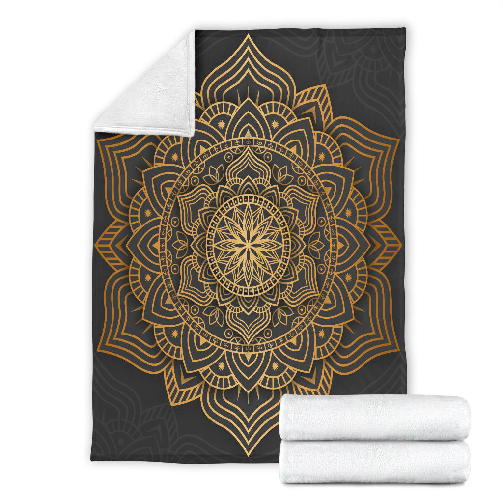 luxury gold mandala blanket - Top Content | POD Collection | Free Shipping