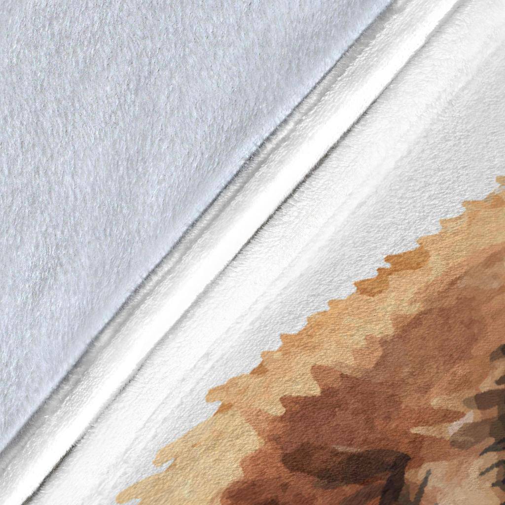 Bear Drawing Watercolour Painting Premium Blanket - Top Content | POD Collection | Free Shipping