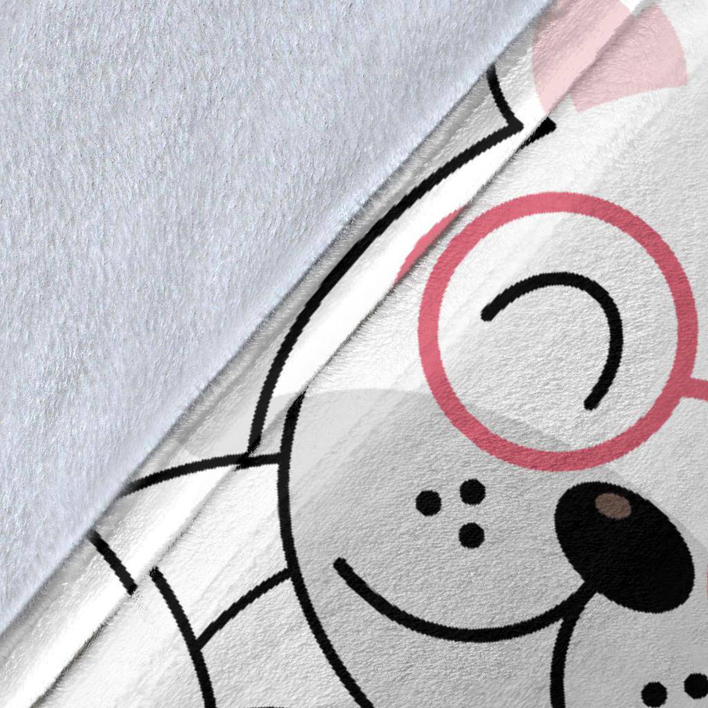 Cute Dogs Cartoon Pattern Premium Blanket - Top Content | POD Collection | Free Shipping