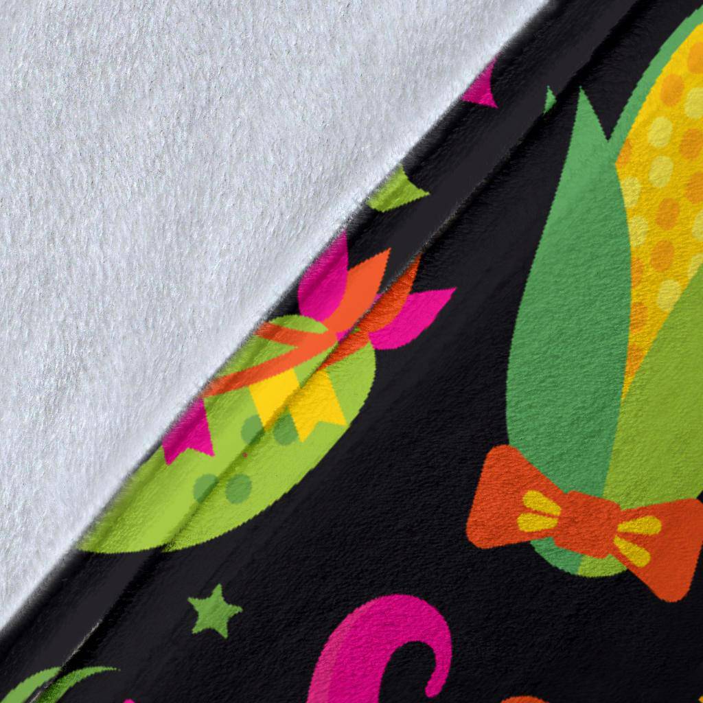 Mexican Elements, Tacos Sombrero Guitar Premium Blanket - Top Content | POD Collection | Free Shipping