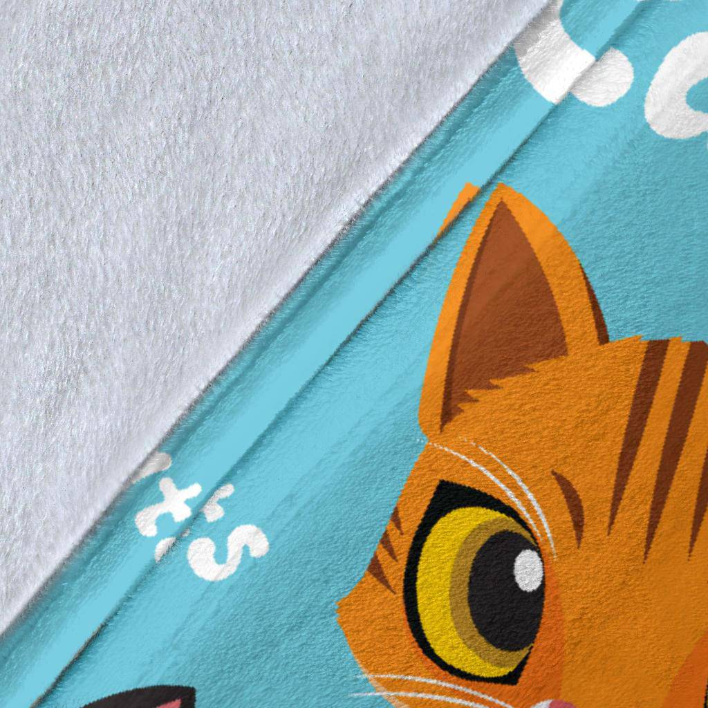 Cute Love Cats Cartoon Pattern Background Premium Blanket - Top Content | POD Collection | Free Shipping