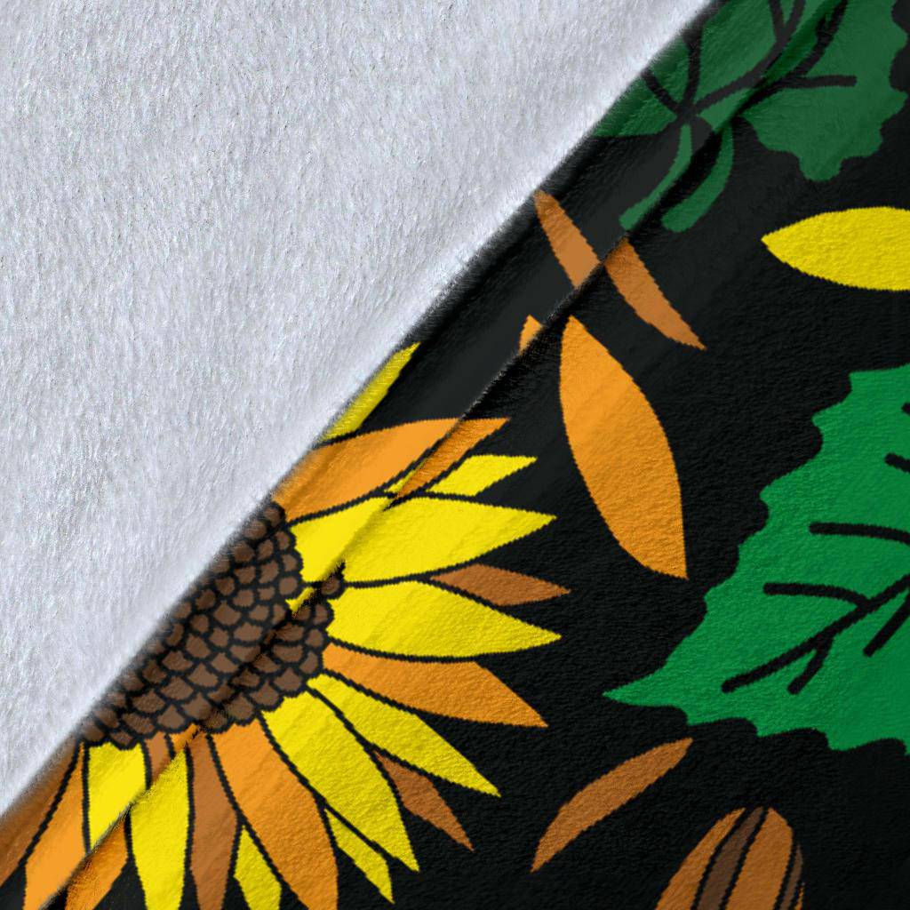 Sunflower Pattern, Plant Lover, Floral Premium Blanket - Top Content | POD Collection | Free Shipping