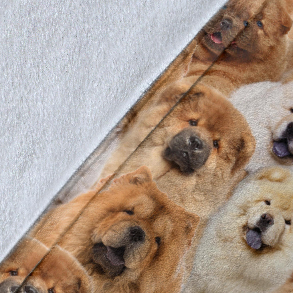 Chow Chow Full Face Blanket