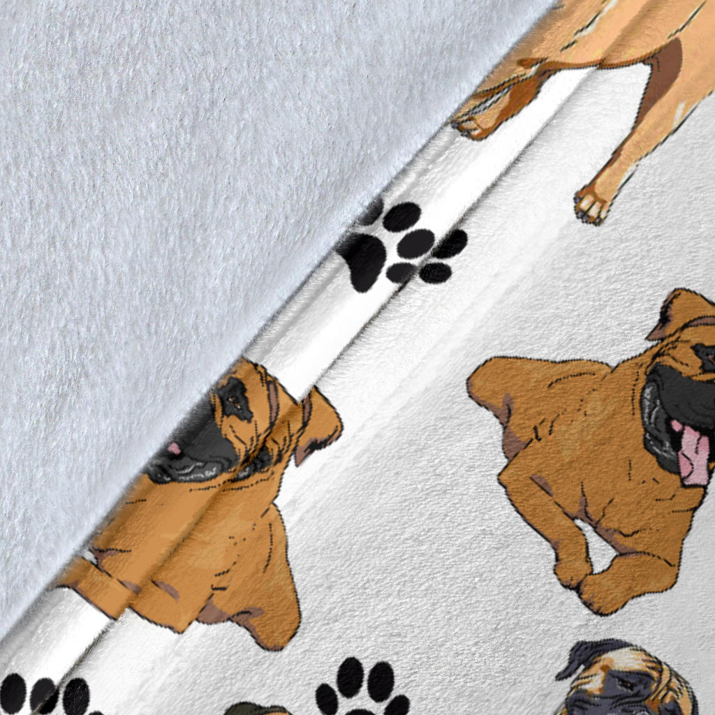 Bullmastiff Paw Blanket