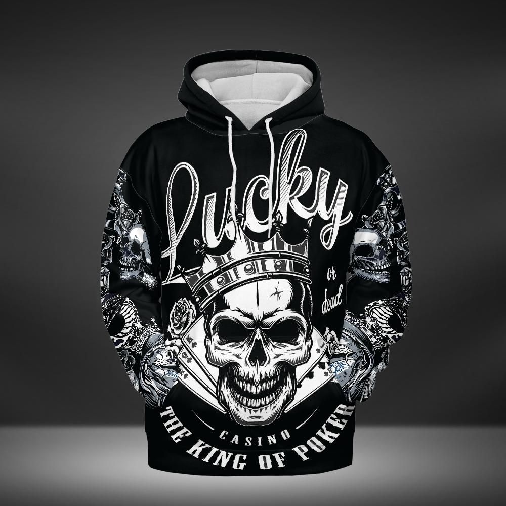 Lucky King Of Poker Hoodie